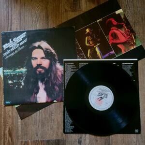 BOB SEGER & SILVER BULLET Stranger In Town VG+ 1978 LP Rock Vinyl CAP-11698